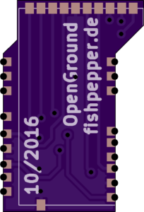 OpenGround - CC2500 adapter pcb